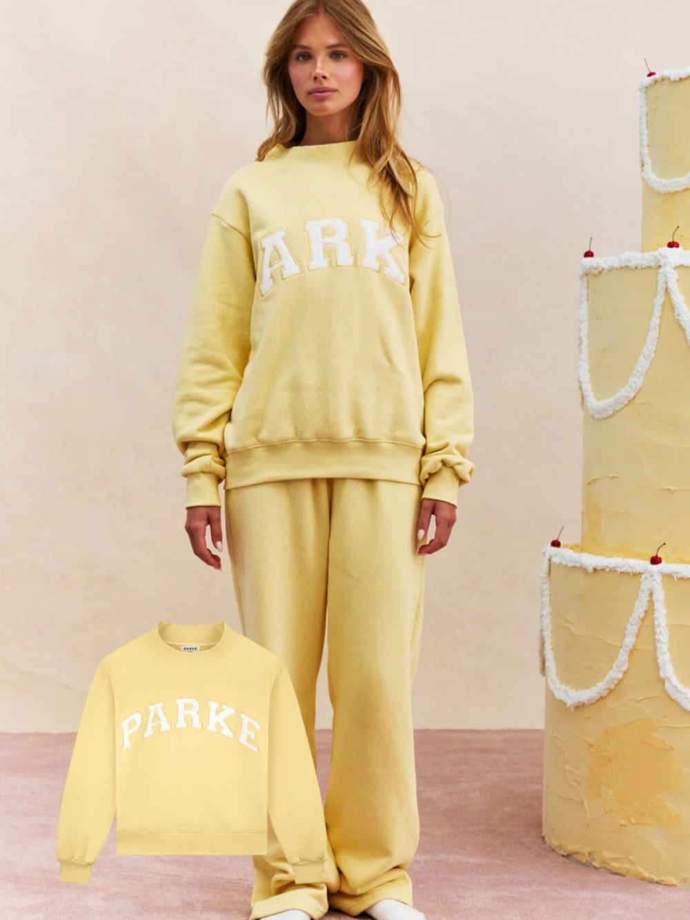Parke Varsity Mockneck in Peel